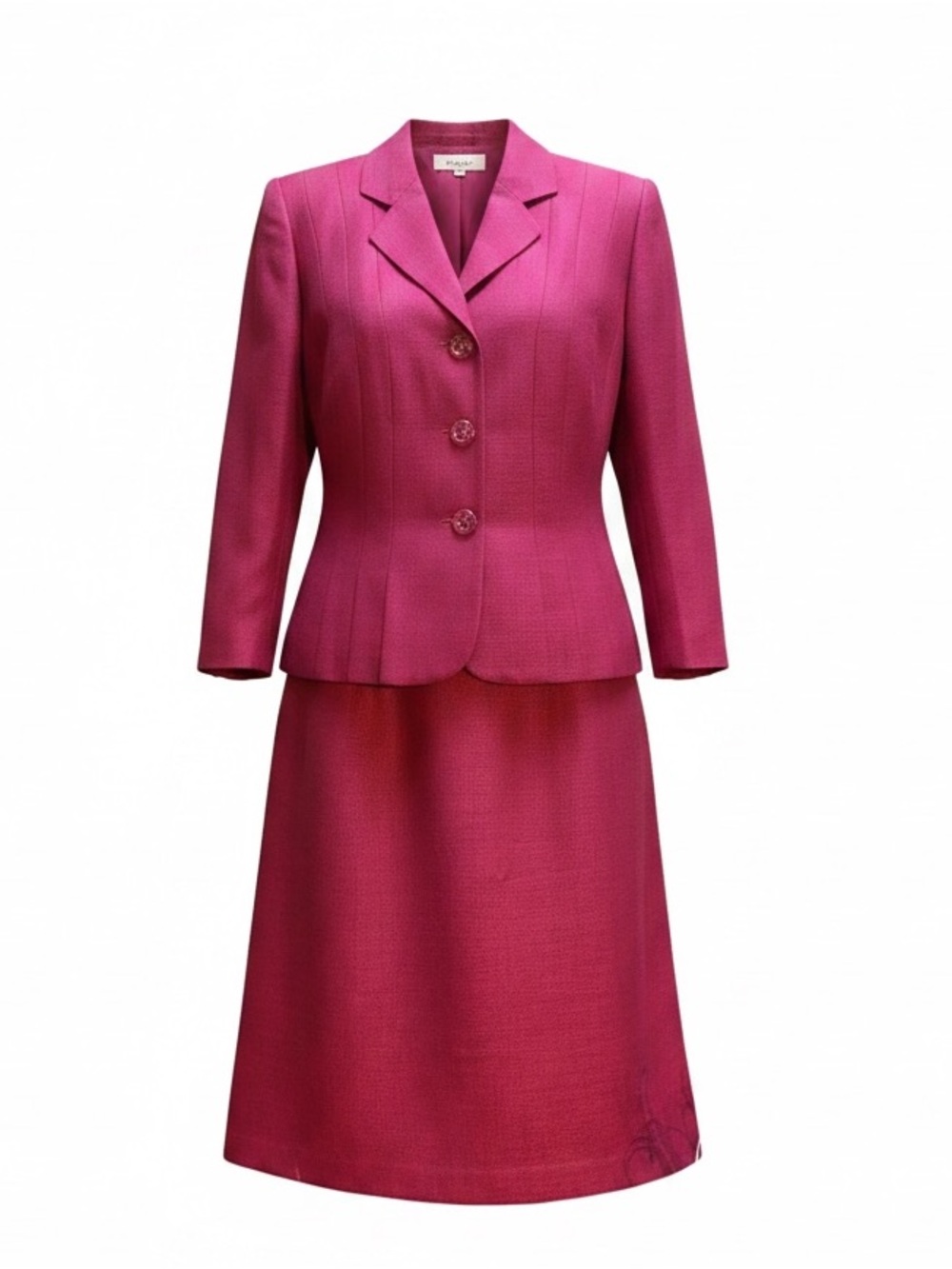 Suit
Le Suit 2Piece Skirt Set. Blazer Pencil Skirt Textured Slub Fabric Size 16W